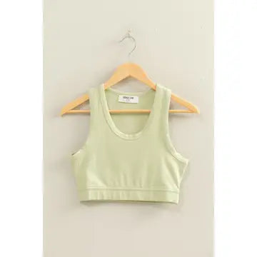 Basic Cropped Tank Top