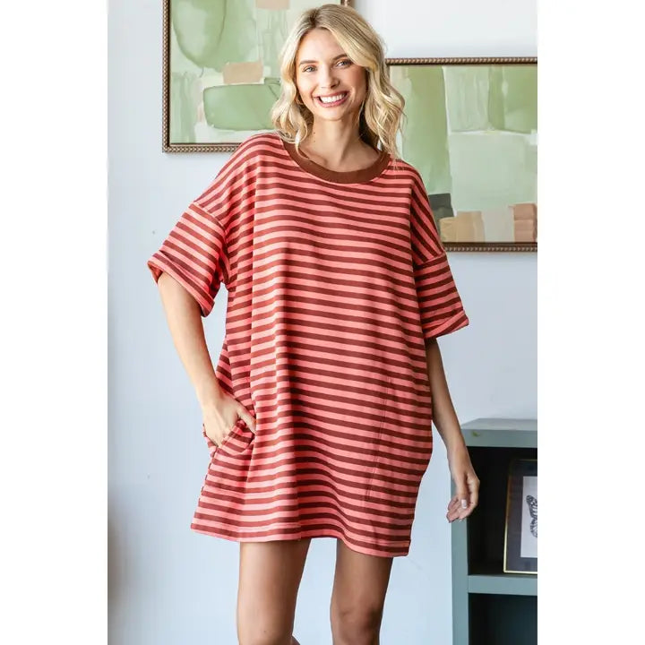 knit tee dress Polo Ralph Lauren Knit T-Shirt Dress | Grey | Size XL
