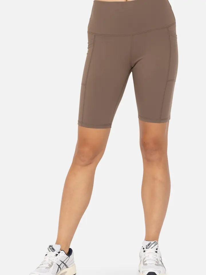 Tapered Band Essential Biker Shorts