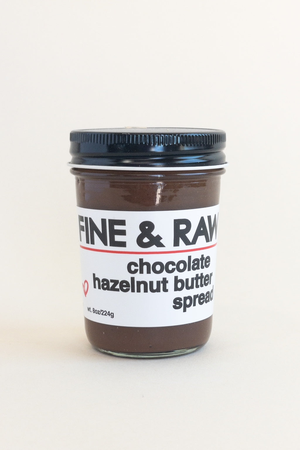 FINE & RAW - chocolate hazelnut butter spread