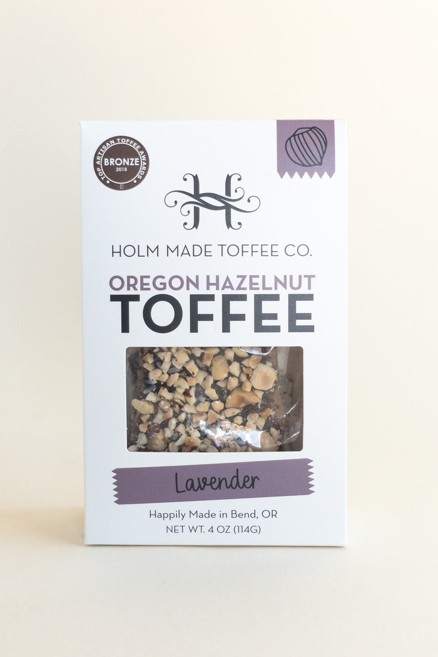 Holm Made Toffee Co. - Lavender - Oregon Hazelnut Toffee