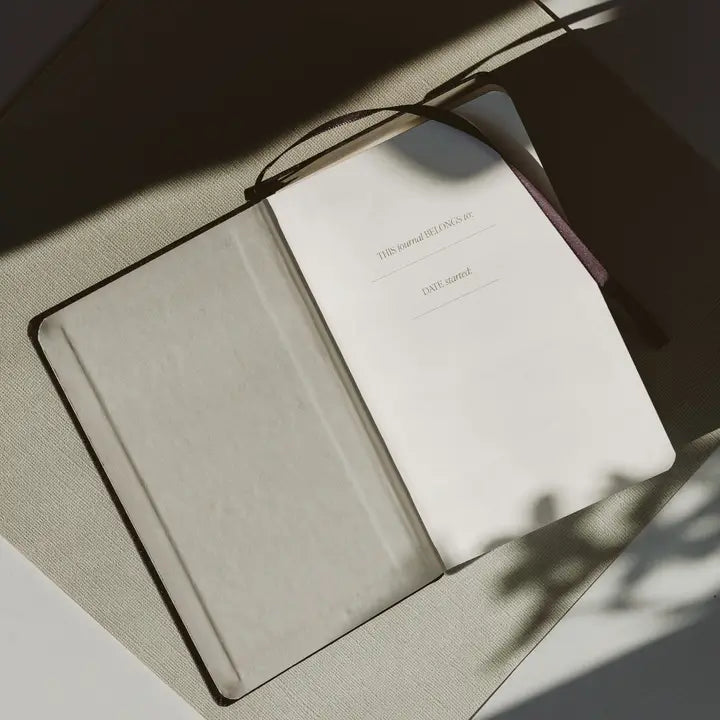 One Line A Day Fabric Journal - Black