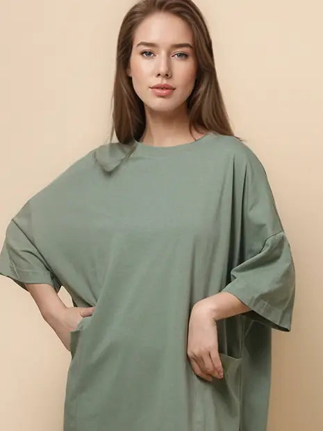 Oversized Tee Mini Dress