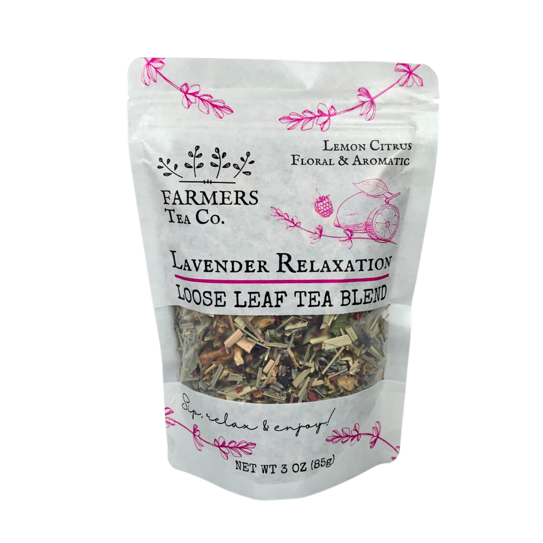 FARMERS Lavender Co. - FARMERS Tea Co. Lavender Relaxation Tea, Loose Leaf Tea Blend