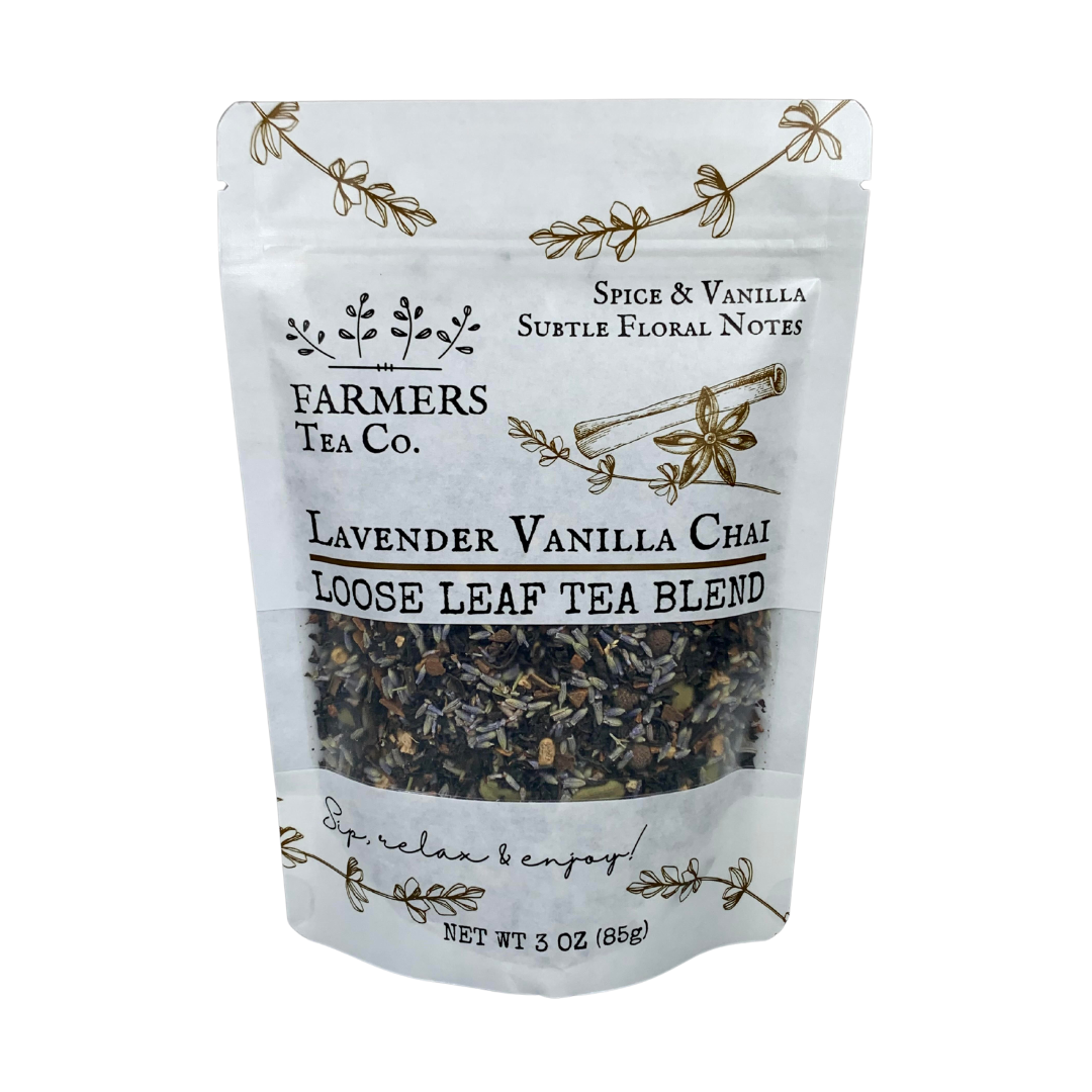 FARMERS Lavender Co. - FARMERS Tea Co. Lavender Vanilla Chai Tea, Loose Leaf Tea Blend