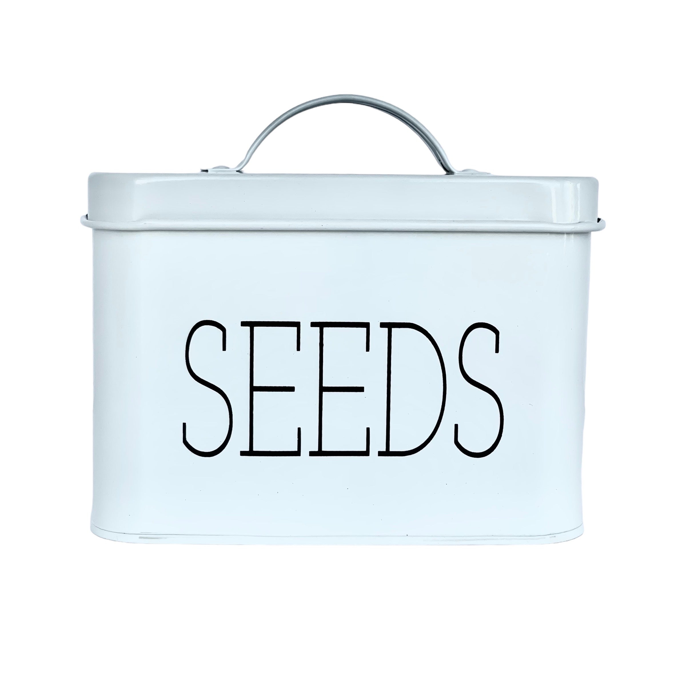 Seed Organizer Metal Box with Lid