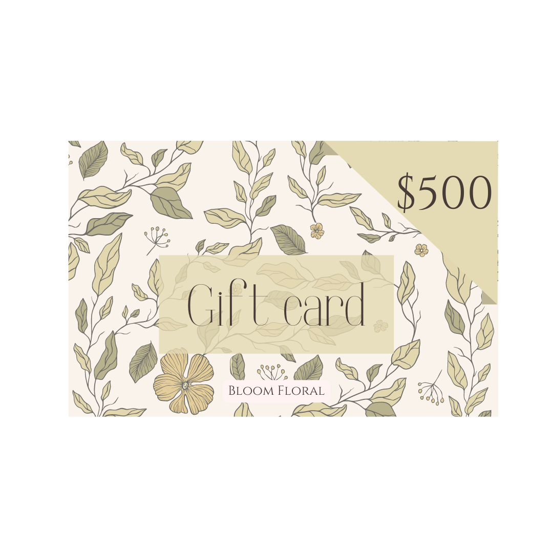 Bloom Floral gift card $10-$500