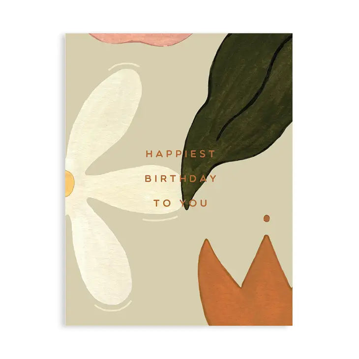 Happiest Birthday 
Greeting Card 
Finch & Fleur